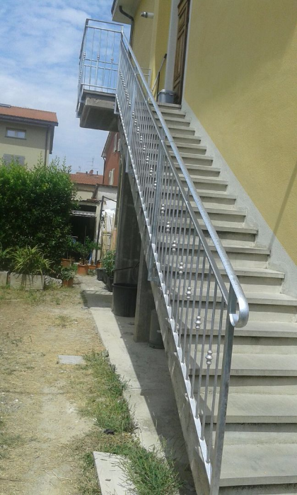 Ringhiere per scale terrazzi esterni su misura Ravenna Forlì Cesena